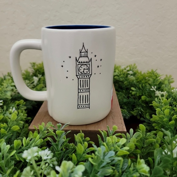 RAE DUNN| UK Destination Mug New Royal Blue Inside Big Ben Graphic - Picture 2 of 7